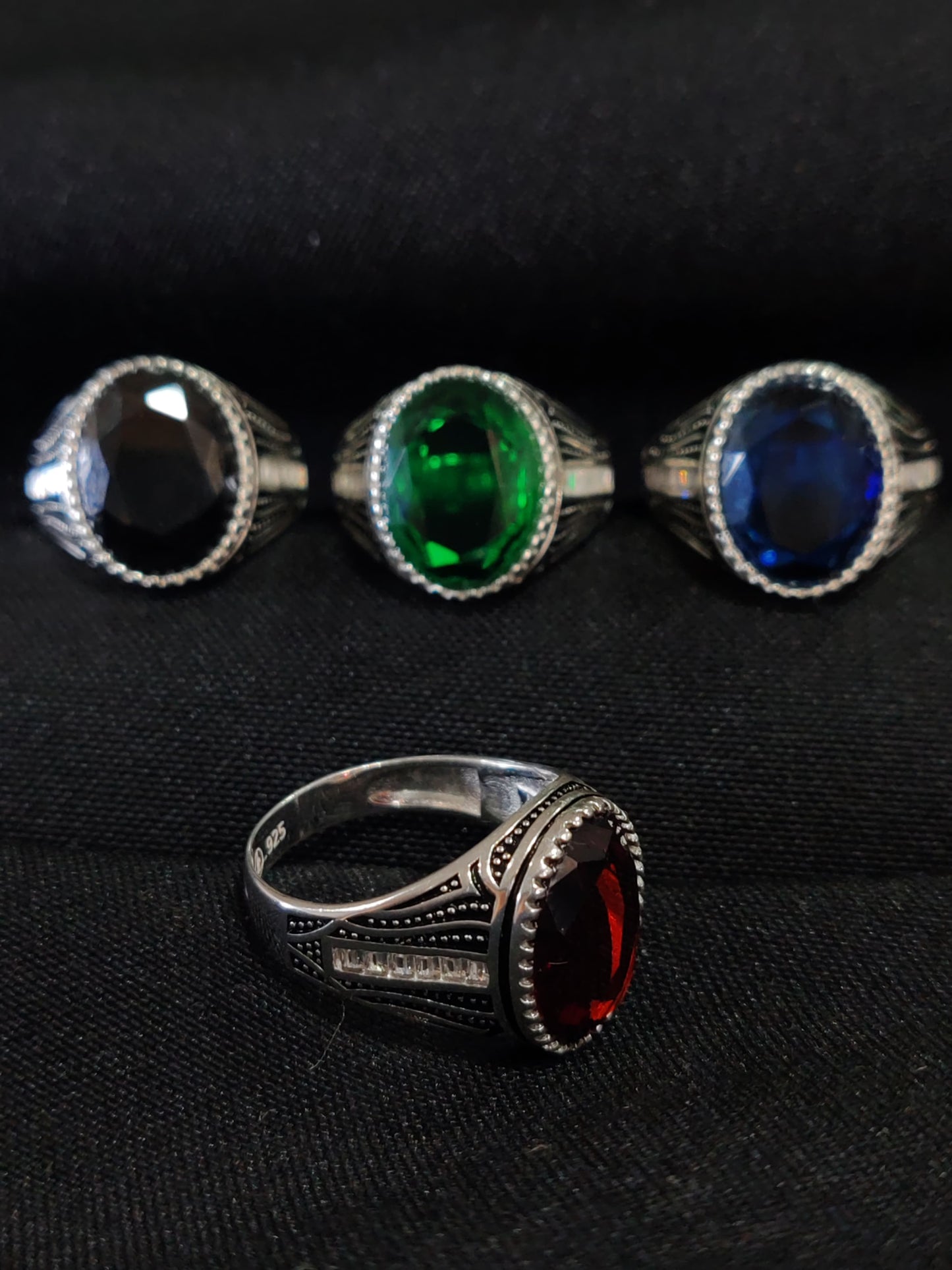 Anillo Caballero en Plata Ley 925 de importación