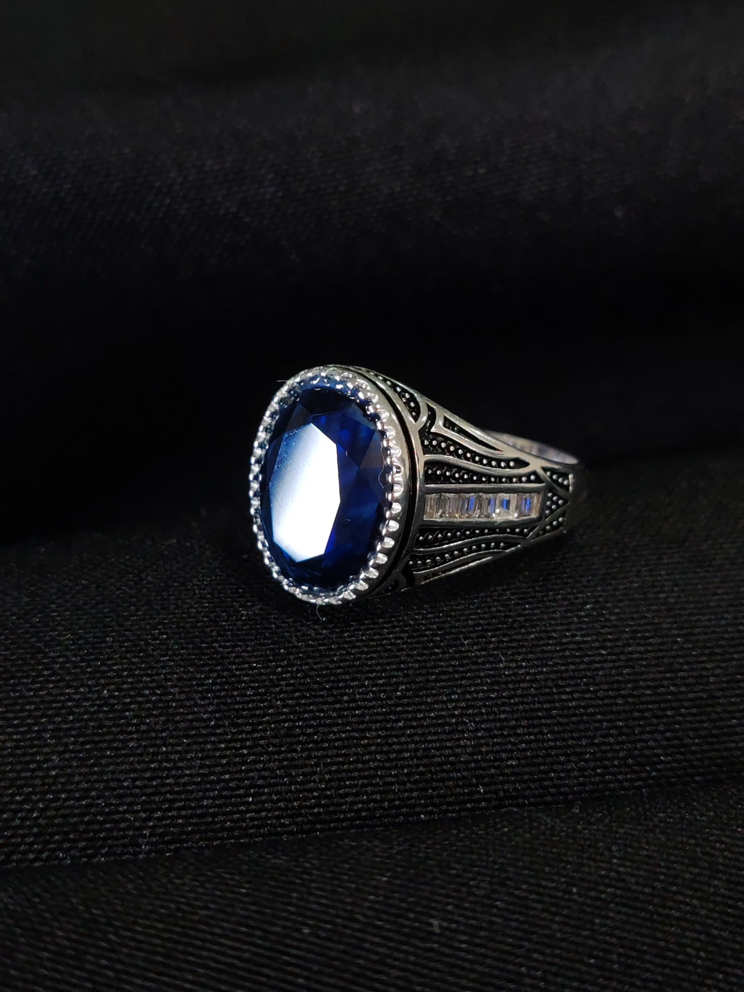 Anillo Caballero en Plata Ley 925 de importación