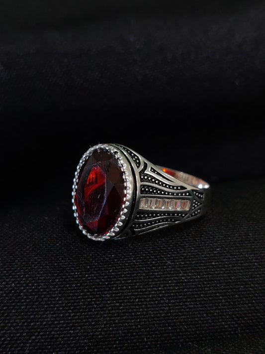 Anillo Caballero en Plata Ley 925 de importación