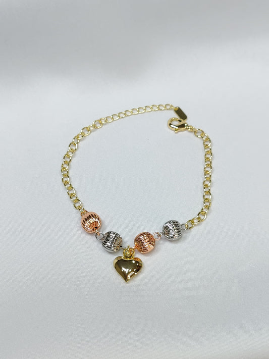 Pulsera Esferas con Diseño